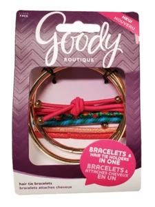 Pulseras de corbata para el cabello Goody Boutique, doradas delgadas, 7 unidades elásticas MFA - Imagen 1 de 3