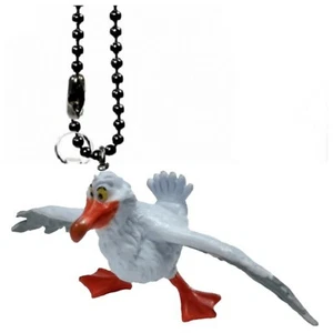 Little Mermaid 2.5" Scuttle Seagull PVC Keychain Dangler Figure Figurine Disney - Picture 1 of 2