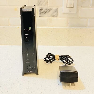 ZyXEL C1100Z Modem CenturyLink With Power Adapter Works - Image 1 of 4