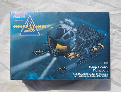 Monogram Seaquest DSV TV Series Deep Ocean Transport Model 1994 New Sealed - Image 1 of 4