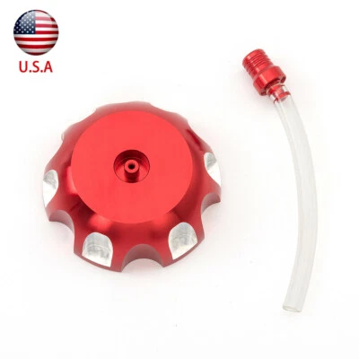 Tapa de gasolina CNC para Honda CRF150F CRF230F 2003-2017 tapa de combustible cubierta de combustible gasolina aceite rojo Foto 1 de 4