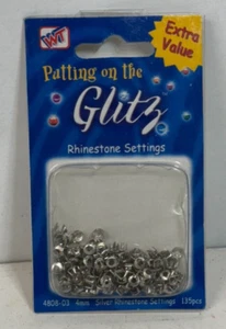 Ajustes metálicos adecuados para diamantes de imitación 4 mm 135 piezas 4808-03 - Imagen 1 de 5