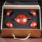 one pot + 4 cup yixing zisha Pottery dahongpao tea pot marked kungfu Teapot Gift