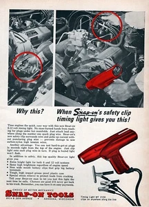 1964 Snap-On Tools luz de sincronización MT 215A anuncio original impreso en color - Imagen 1 de 1