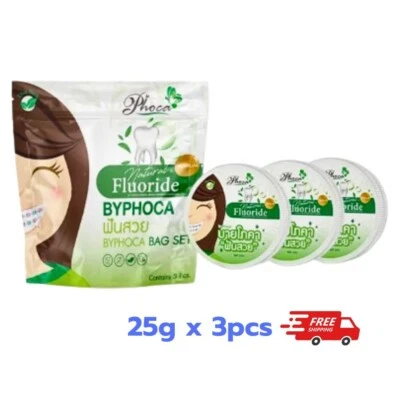 Thai Toothpaste Herbal Phoca Whitening Dental Gumcare Fluoride Anti-Bacteria 25g - Image 1 of 4