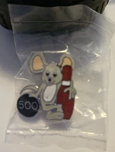 Vintage NOS Bowling Lapel Hat Pin Mouse 500 Series Pin Sealed In Plastic - Picture 1 of 4