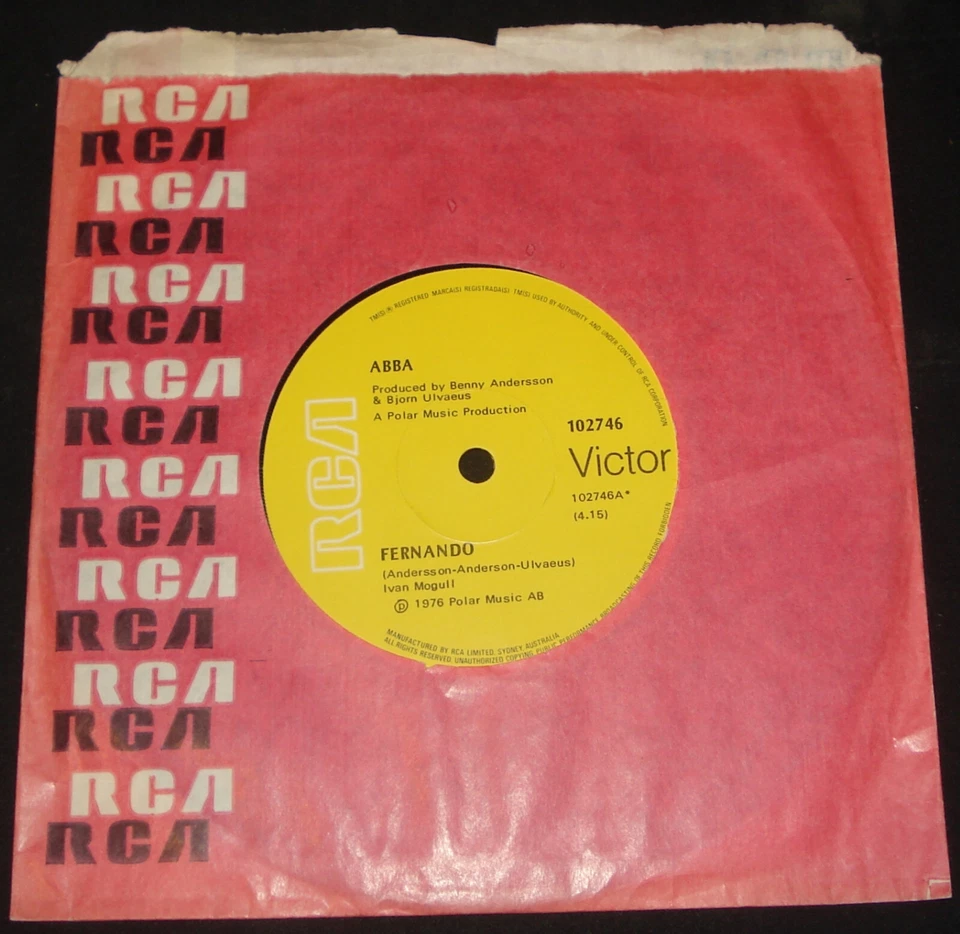 ABBA - FERNANDO  -  AUSSIE 45 ON RCA - 1970s POP - Image 1 of 1