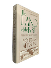 The LAND OF THE BIBLE by Yohanan AHARONI Israel Jewish History 1979 Paperback