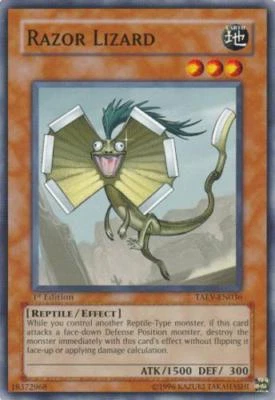 TAEV EN036 1ST ED 3X RAZOR LIZARD COMMON CARDS - Image 1 of 2