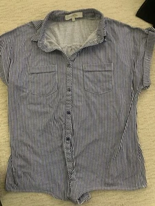 EDEN & OLIVIA ANTHROPOLOGIE GESTREIFTES TOP GR. M - Bild 1 von 2