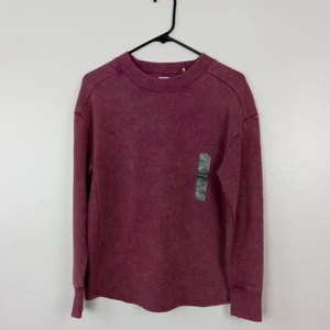 Sudadera All In Motion XS Púrpura Desteñida Manga Larga Pullover Ropa de Salón Activa - Imagen 1 de 8