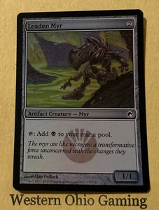 Magic The Gathering Scars Of Mirrodin Leaden Myr #170/249 Foil MTG TCG CCG - Picture 1 of 2