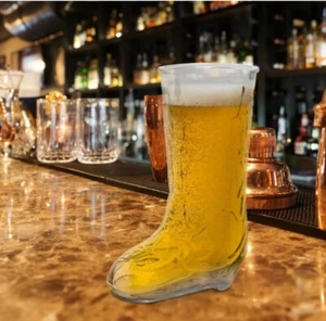 THE PIONEER WOMAN HAND BLOWN GLASS COWBOY BOOT VASE~DRINKING CUP COLLECTION~NEW! - Picture 1 of 5