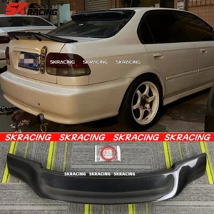 Carbon Fiber Trunk Wing Spoiler Fits 1996-2000 Honda Civic EK3 EK1 4Dr M Type - Picture 1 of 15
