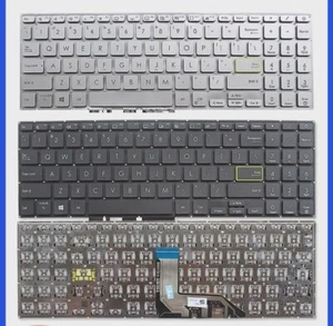 US backlit Keyboard for Asus Vivobook M533 M533F M533E M533UA M533IA Silver - Picture 1 of 9