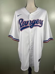Nike Men's White Texas Rangers #15 Nick Solak White Home Jersey SZ XL - Picture 1 of 3