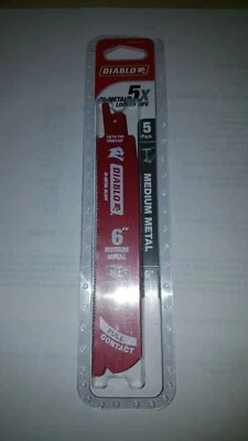 全新暗黑破坏神双金属 6 英寸 14/18tpi 中号金属 1/16 至 5/16 DS0614BF5 5 件装 — 第 1/2 张图片