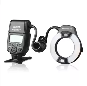 Meike MK-14EXT i-TTL LED Macro Ring Light Flash Speedlite Canon Nikon Camera - Picture 1 of 11