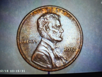 2012 D ERROR PENNY  MS Collectors View - Image 1 of 4
