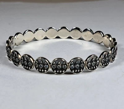 ЛЕГЕНДА AMRAPALI королевский синий бриллиант браслет браслет окисленное серебро новый - Изображение 1 из 3