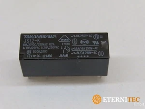 (5 Stück) JS12-K JS12 K Relais 12 VDC Relay TAKAMISAWA 5PIN - Picture 1 of 4