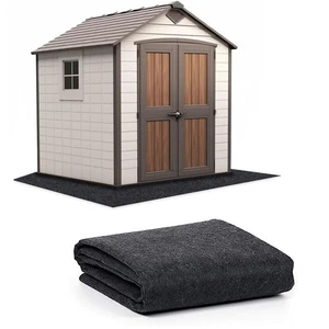 10.2 * 8.2 FT Outdoor Storage Shed Mat, Waterproof Storage Shed Flooring Mat,... - Picture 1 of 6
