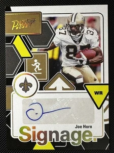 Panini Prestige Joe Horn 2022 - Señalización #SIG-JHO AUTOMÁTICO - New Orleans Saints - Imagen 1 de 2