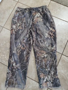 Gamehide Hush Hide Wear Mens Pull On lined Break Up Camo Pants (Size XLx31") - Picture 1 of 6