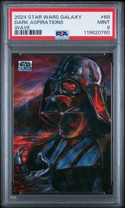 2024 Star Wars Galaxy #68 Dark Aspirations Wave Refractor #/99 Darth Vader!!! - Picture 1 of 2