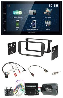 Kenwood 2DIN Bluetooth Lenkrad USB DAB Autoradio für Ford Focus C-Max Galaxy ab - Bild 1 von 4