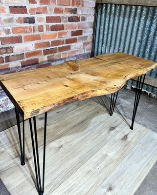 Dining Table / Breakfast Bar (Handcrafted Live Edge Wood) - Image 1 of 4