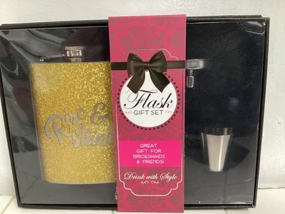 JUEGO REGALO FRASCO AMARILLO PARA DAMAS DE HONOR O AMIGAS Foto 1 de 3