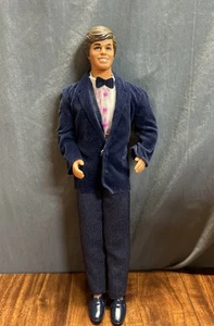 Barbie Day To Night Ken Doll 1984 Vintage #9019 Mattel In Original Clothes - Picture 1 of 2