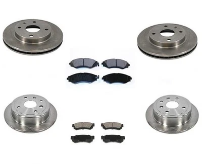 Тормозные диски и керамические колодки Frt & Rr 6 шт для Suzuki Forenza Reno 07-08 - Изображение 1 из 4