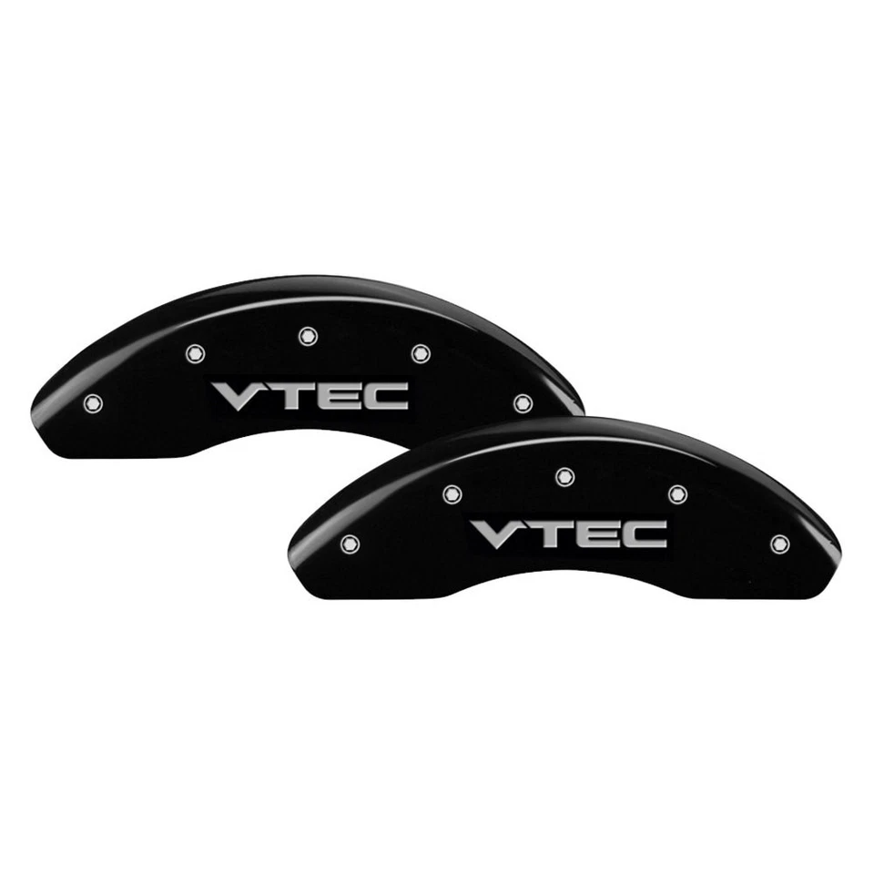 For Honda Prelude 97-01 Caliper Covers Gloss Black Caliper Covers w Vtec Foto 1 de 2