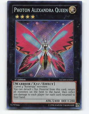 Photon Alexandra Queen #NUMH-EN047 Foil 1st Edition Yugioh Card - Image 1 of 2