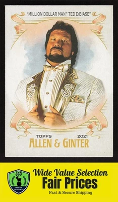 2021 Topps Heritage WWE Allen & Ginter "Million Dollar Man" Ted DiBiase #AG-15 - Image 1 of 2