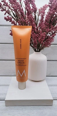 NUEVO Moroccanoil Rich Nourishment Crema de Manos Ambre Noir, 3.4 OZ Tamaño Completo, SELLADO Foto 1 de 4