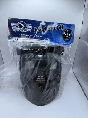 Gen X Global X-VSN пейнтбол черный очки с анти царапины объектив новый в упаковке - Изображение 1 из 4