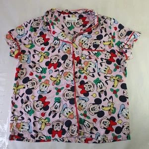 Peter Alexander Womens Size S Small Disney Christmas Pyjama Top - Bild 1 von 6