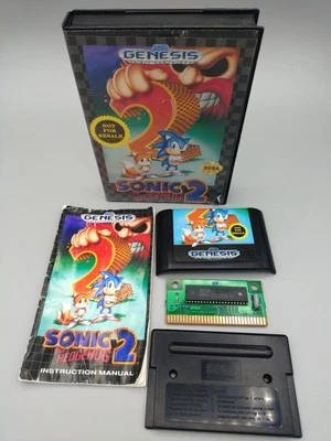 Sonic the Hedgehog 2 CIB (SEGA Genesis, 1992) Not For Resale Tested And Working  - Image 1 of 3