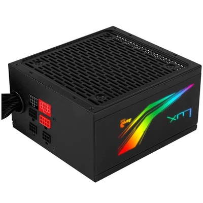 Aerocool Lux RGB M 550W Modular RGB Power Supply, 80Plus Bronze 230V LUXRGB550M - Image 1 of 4