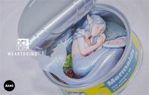 WEARTDOING Mermaids In Can Blue Version Limited Collectibles Fashion Figure New - Picture 1 of 6