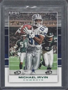 Michael Irvin 2017 playoff 4to down negro #d 8/10 - Imagen 1 de 1