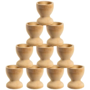 Wooden Egg Tray Storage Container for Refrigerator Holders Individual Child - Picture 1 of 9