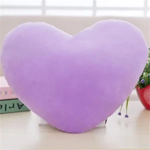 Soft Heart Plush Toys Soft Pillow PP Cotton Stuffed Pillow Kawaii Lovely Gift - Picture 1 of 18