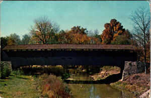 Postcard BRIDGE SCENE York Pennsylvania PA AO1975