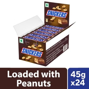 Snickers Peanut Filled Chocolate Bar, Loaded with Delicious & Nutritious Peanuts - Picture 1 of 6