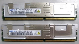 LOT of 4 Samsung 4GB 2Rx4 PC2-5300F M395T5160QZ4-CE68 240 Pin 667MHz ECC RAM - Bild 1 von 5