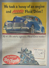 Dodge Car Ad: New Dodge Luxury Liner Fluid Drive! From 1941 Size: 11 x 15 Inches